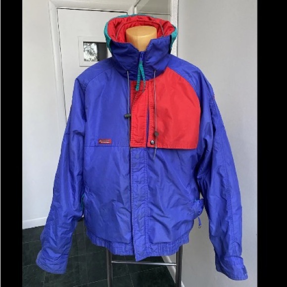 VINTAGE 1990s COLUMBIA CRITERION MENS SKI JACKET PARKA COAT 4-IN-1 SYSTEM XL - Picture 2 of 12